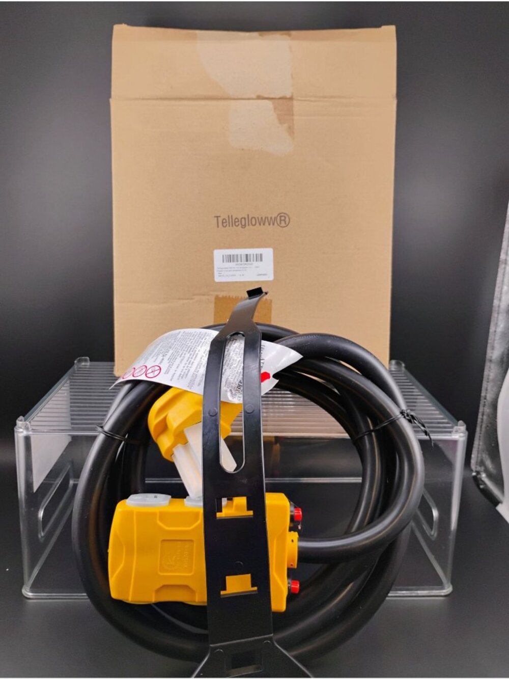 Yellow 15-Amp Heavy-Duty Polarized Extension Cord Adapter By Telleglown